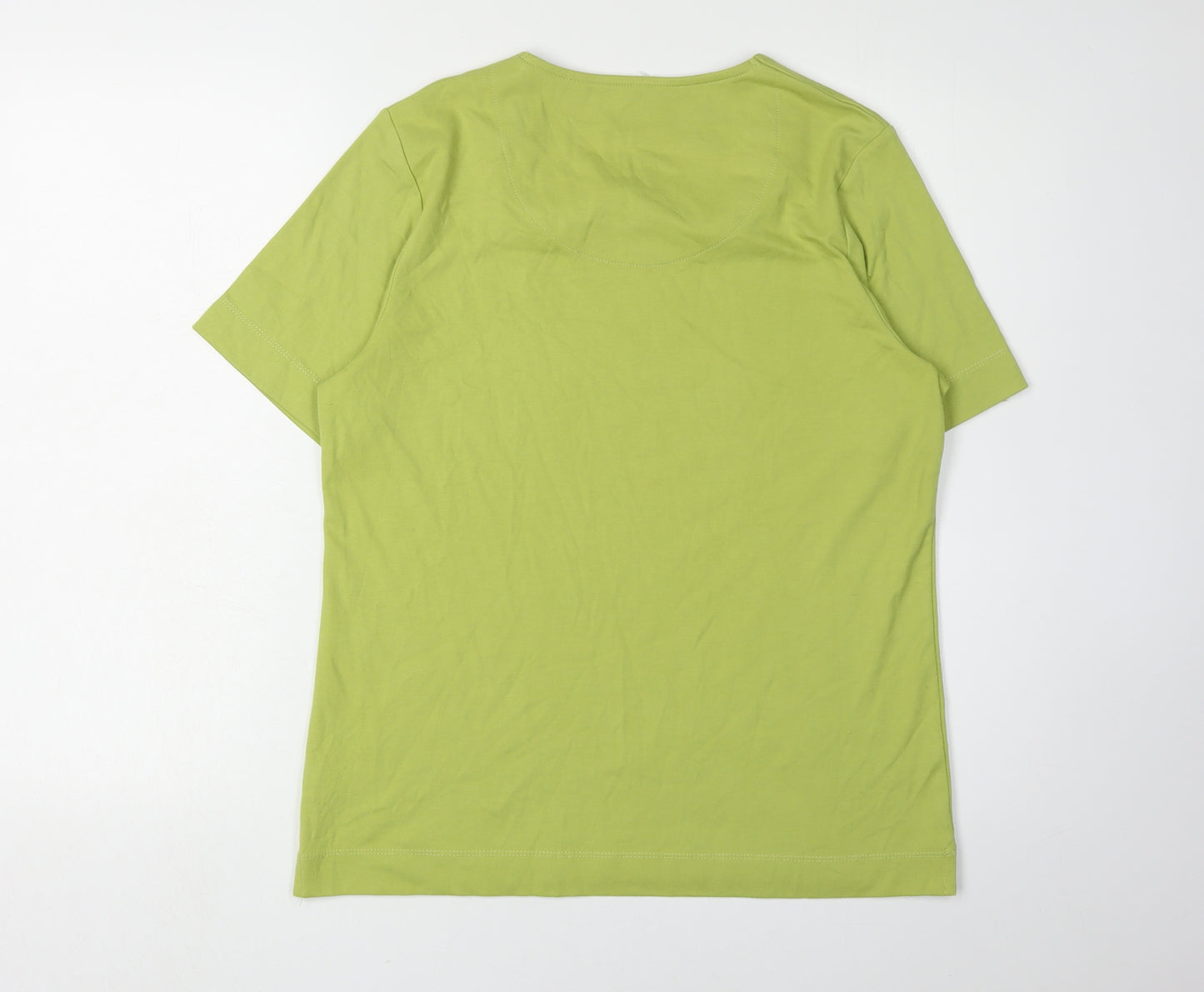 TIGI Women's Green Short Sleeve T-Shirt UK 14/16