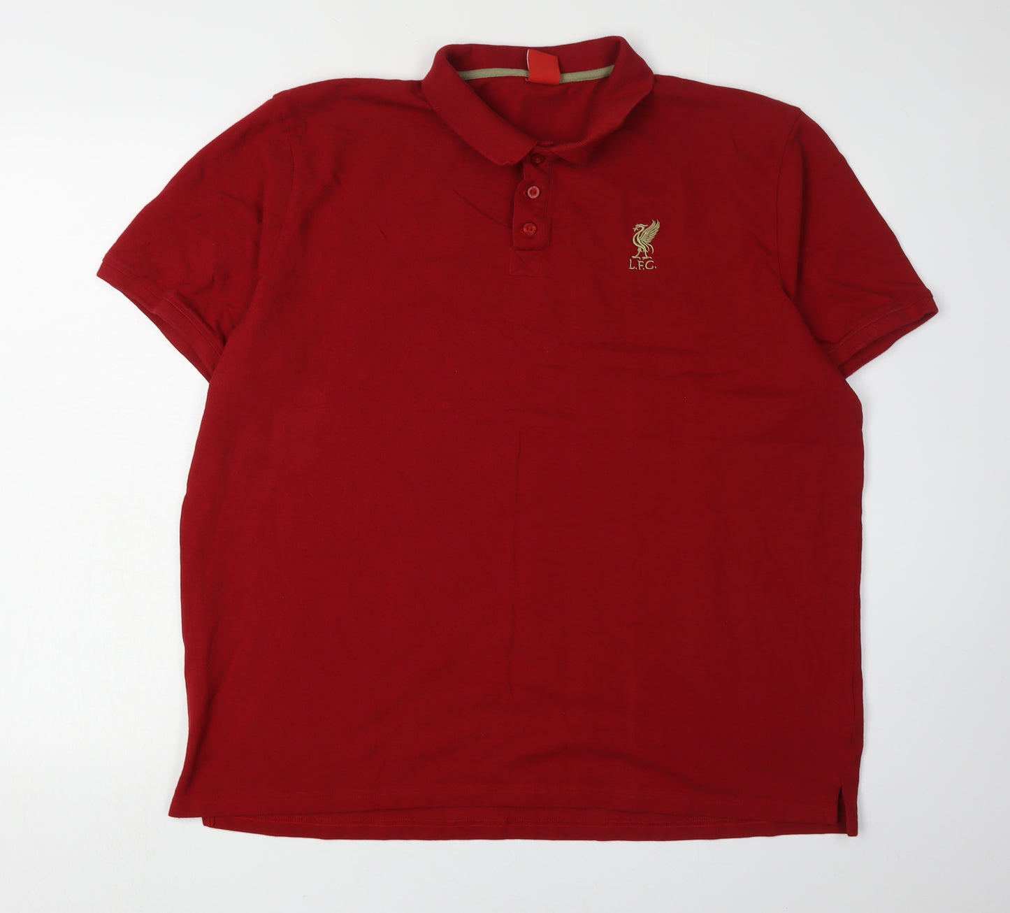 LFC Men's Red 2XL Polo Shirt - Casual Football Style