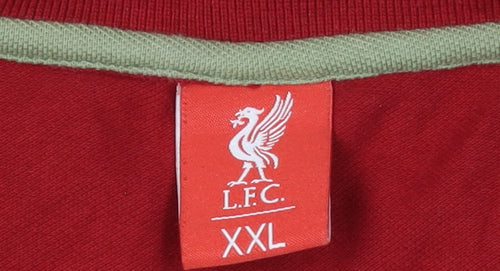 LFC Men's Red 2XL Polo Shirt - Casual Football Style