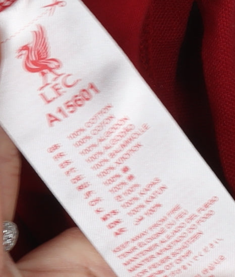 LFC Men's Red 2XL Polo Shirt - Casual Football Style