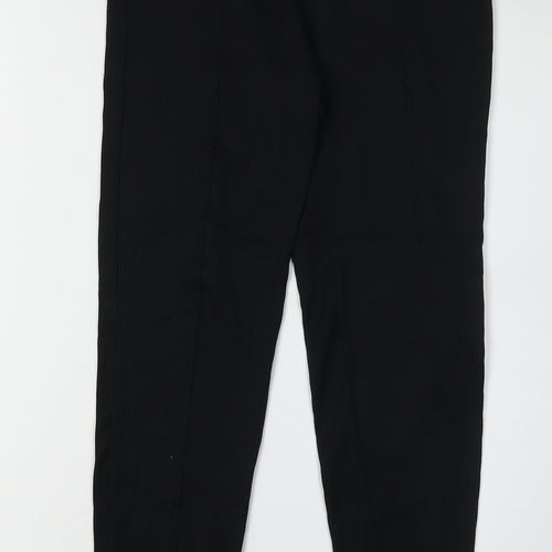 Bershka Women's Black Skinny Trousers Size M