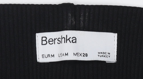 Bershka Women's Black Skinny Trousers Size M