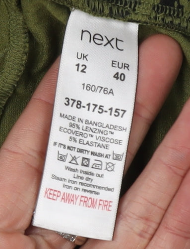 Next Women's Green Jogger Trousers Size 12