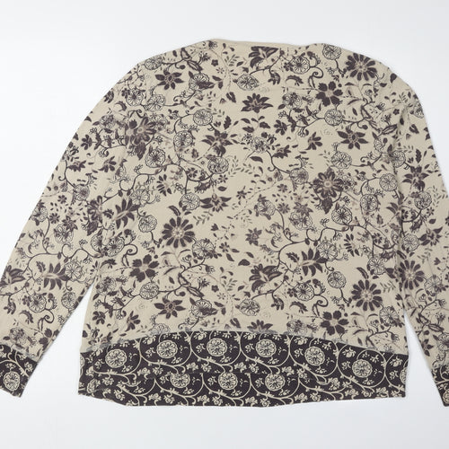 Canvas Women's Floral Long Sleeve Top - Size 18
