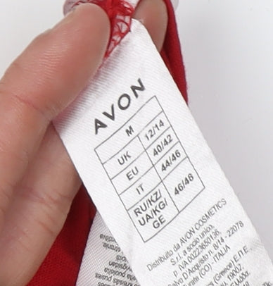 Avon Women's Red Heart Pyjama Set, Size 12/14