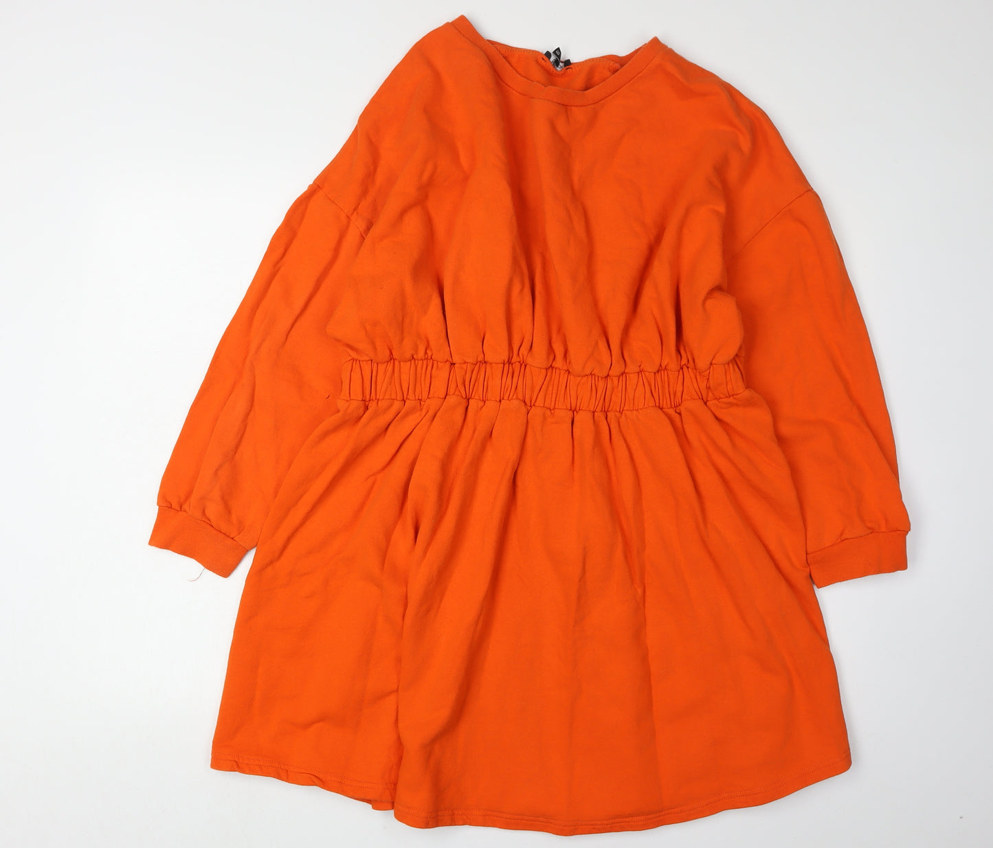 Boohoo Women’s Orange Dress Size 18 Long Sleeve