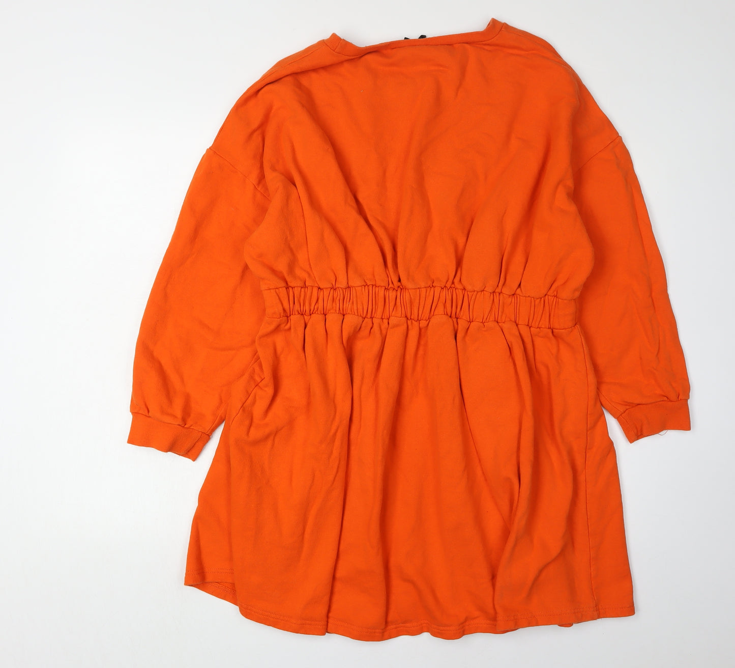 Boohoo Women’s Orange Dress Size 18 Long Sleeve