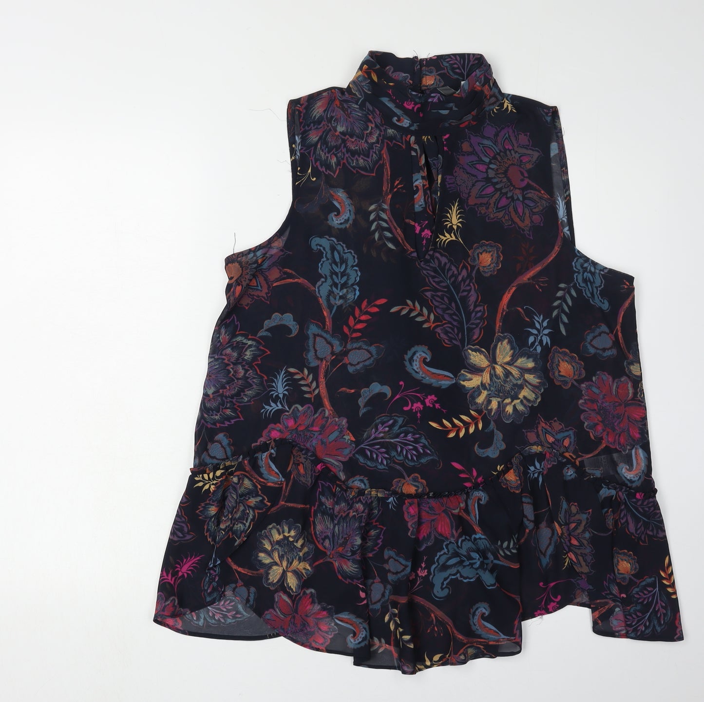 Next Women's Multicoloured Floral Blouse UK 16