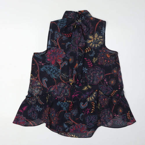 Next Women's Multicoloured Floral Blouse UK 16
