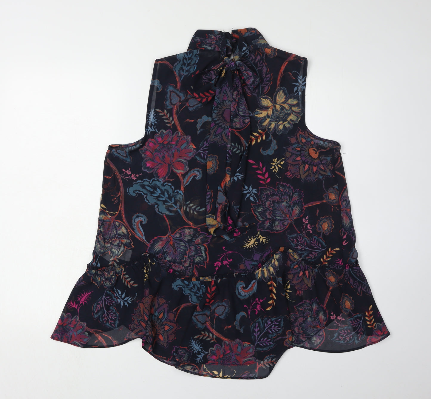 Next Women's Multicoloured Floral Blouse UK 16