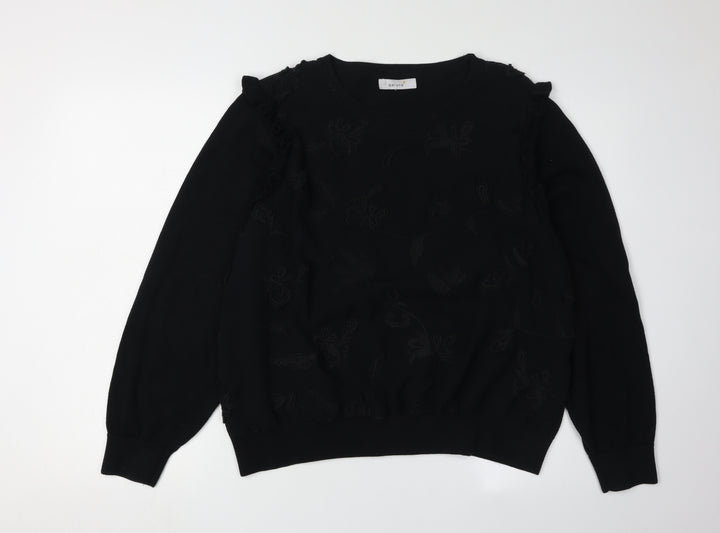 Marks and Spencer Women's Black Jumper Size 20