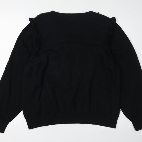 Marks and Spencer Women's Black Jumper Size 20