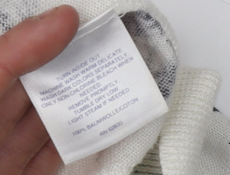 Lands' End Women's S Multicoloured Floral Cardigan