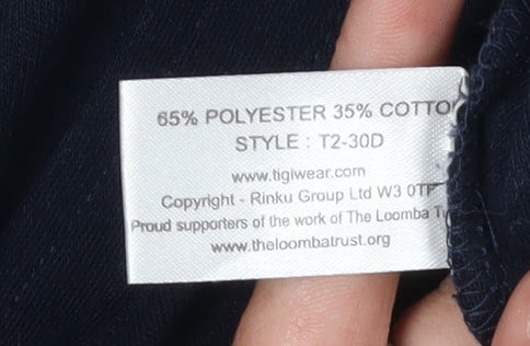 TIGI Women's Black V-Neck Cardigan Size 10