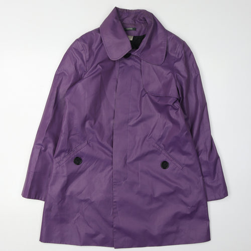 La Redoute Women's Purple Trench Coat Size 10