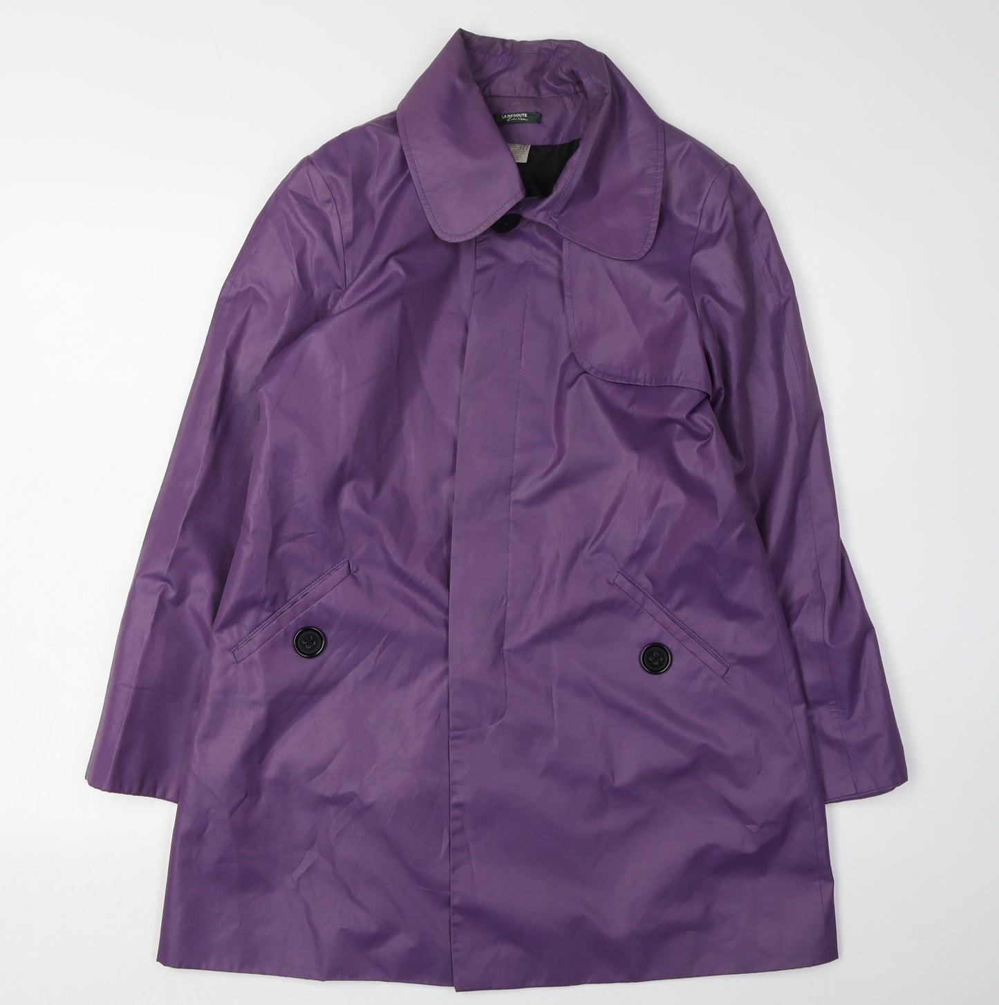 La Redoute Women's Purple Trench Coat Size 10