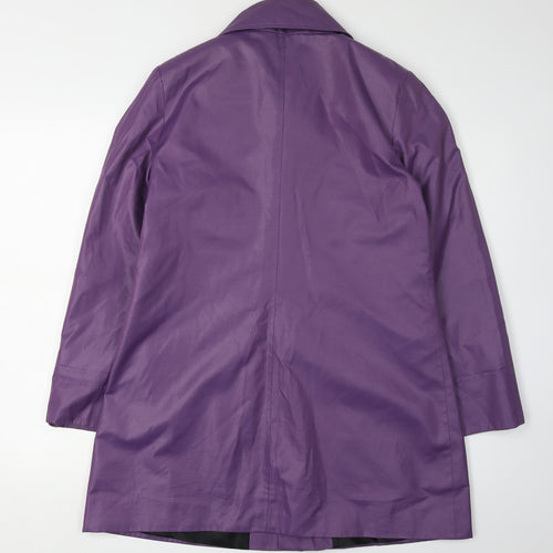 La Redoute Women's Purple Trench Coat Size 10