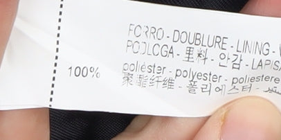 Zara Women's Green Knit Cropped Pea Coat Jacket XL