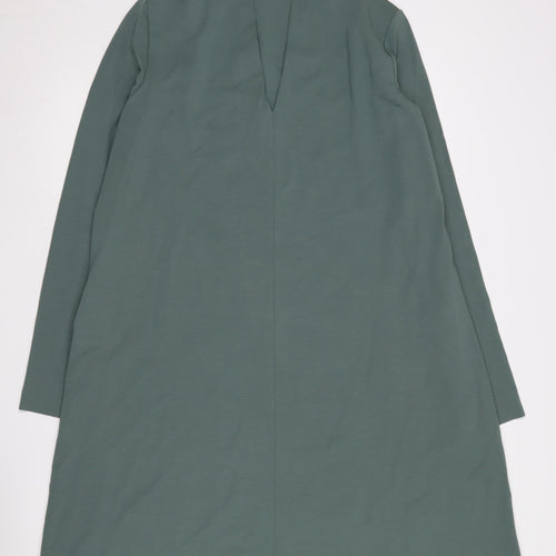 COS Women's Green High Neck Dress in Size M