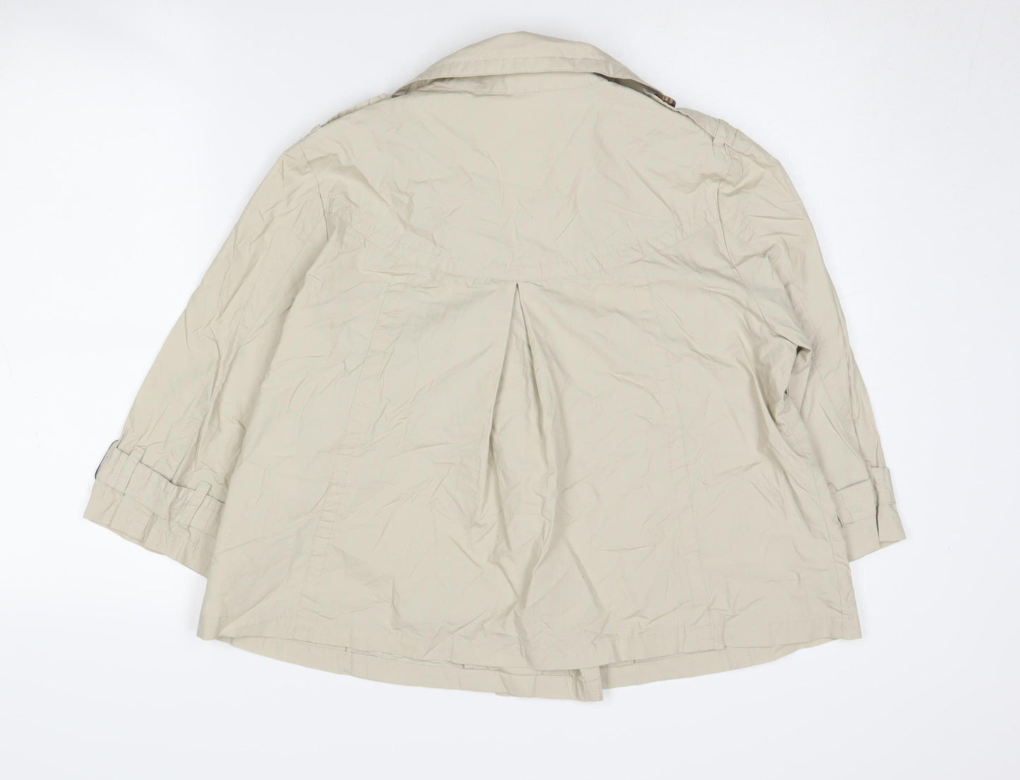 Marks & Spencer Women's Beige Pea Coat Size 12