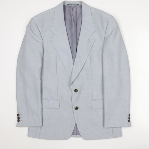 DESCH Men's Grey Blazer 48R Jacket for Business
