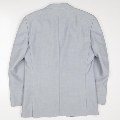 DESCH Men's Grey Blazer 48R Jacket for Business