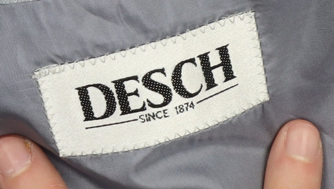 DESCH Men's Grey Blazer 48R Jacket for Business