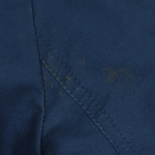 Burton Menswear Blue Parka Jacket, Men's S, Hooded, Lined