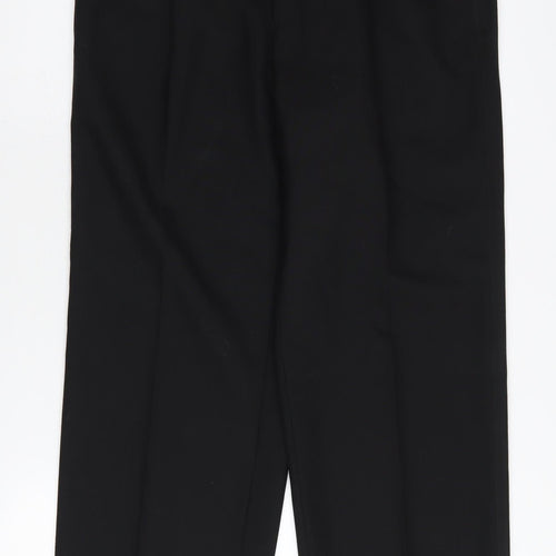 HR Men's Black Dress Pants, Size L, Formal Wear