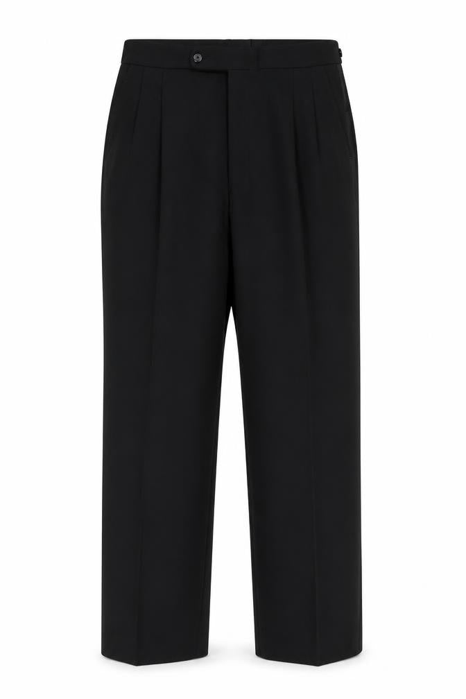 HR Men's Black Dress Pants, Size L, Formal Wear