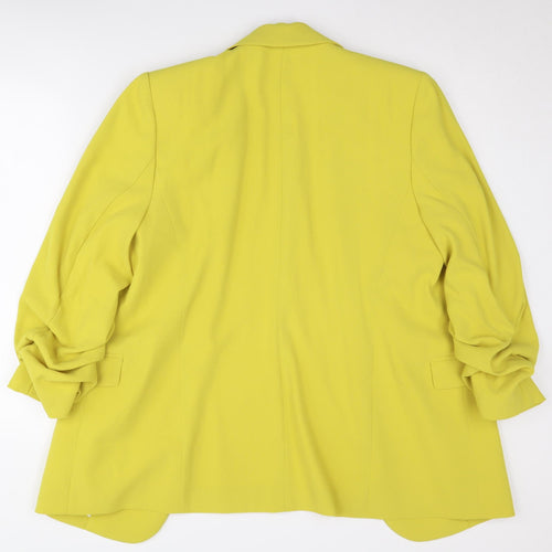 Marks and Spencer Women's Green Blazer Size 14