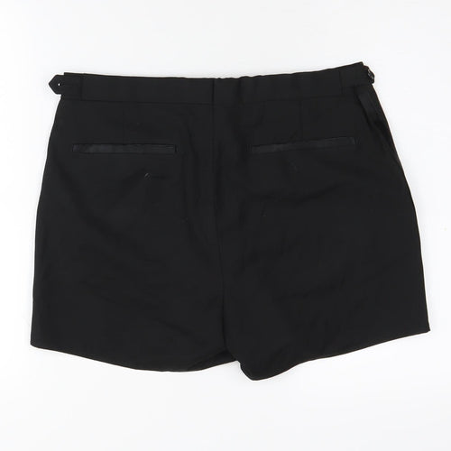 Marks and Spencer Women's Black Regular Shorts