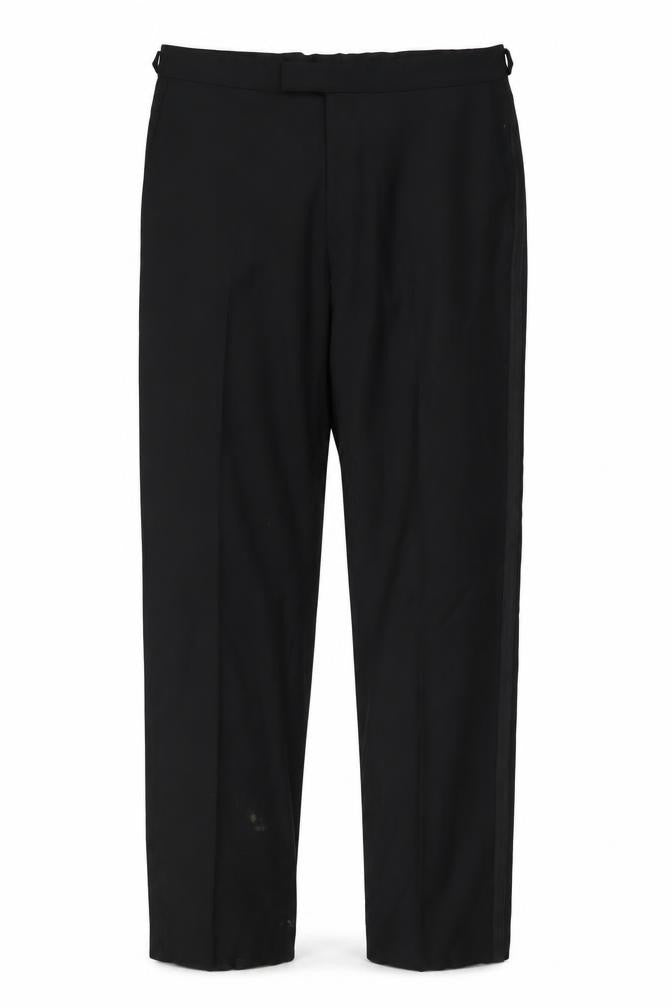 Front view of Marks & Spencer Men's Black Dress Pants 34 XL