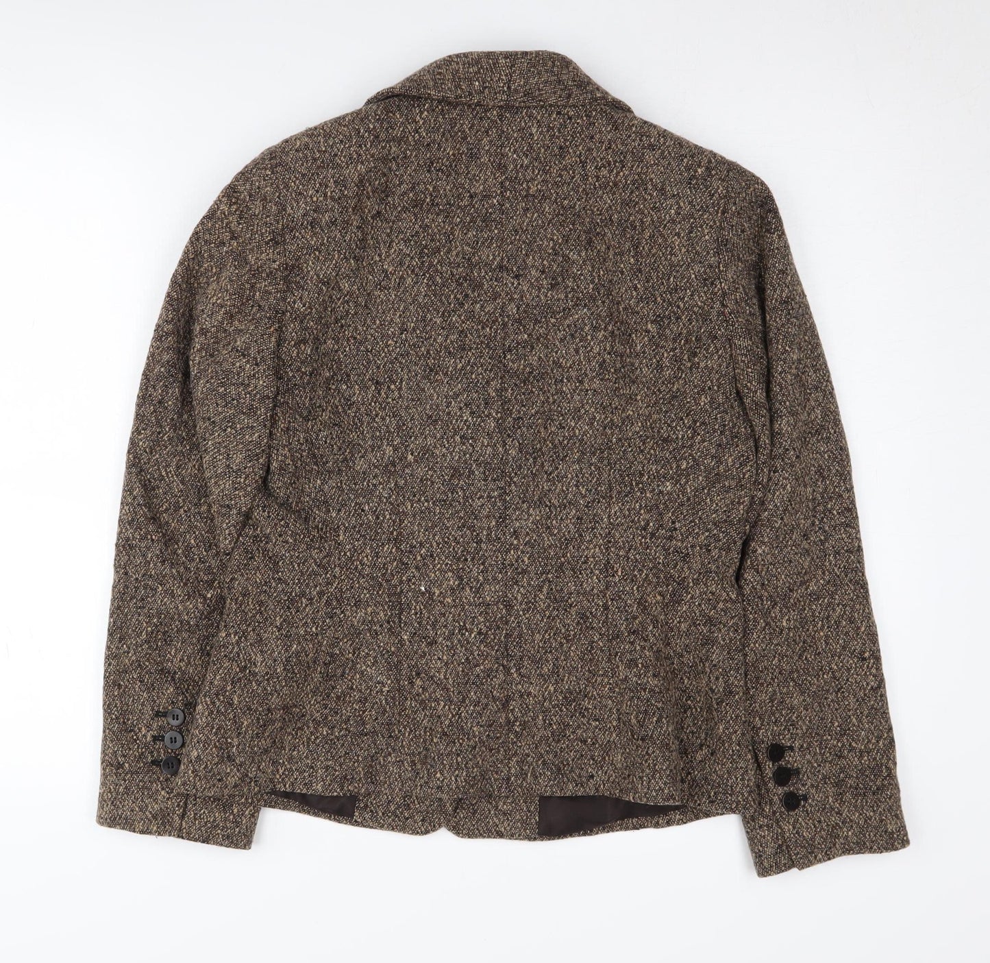 Precis Petite Women's Brown Tweed Blazer Size 10