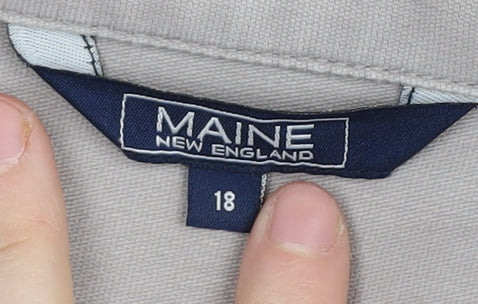 Maine New England Women's Beige Blazer Size 18