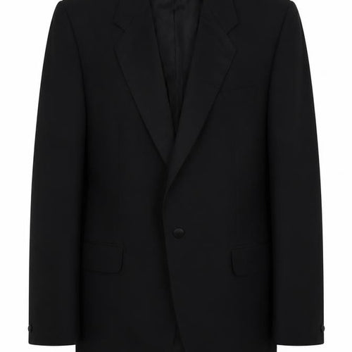 Boss Turo Men's Black Tuxedo Blazer, Size 40, Vintage