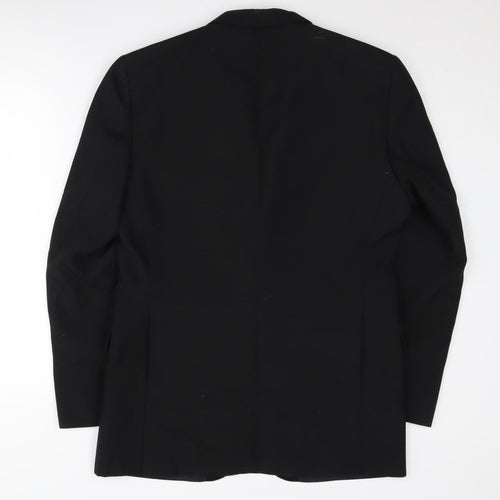 Boss Turo Men's Black Tuxedo Blazer, Size 40, Vintage