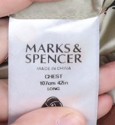 Marks & Spencer Men's Black 42 Long Jacket Blazer