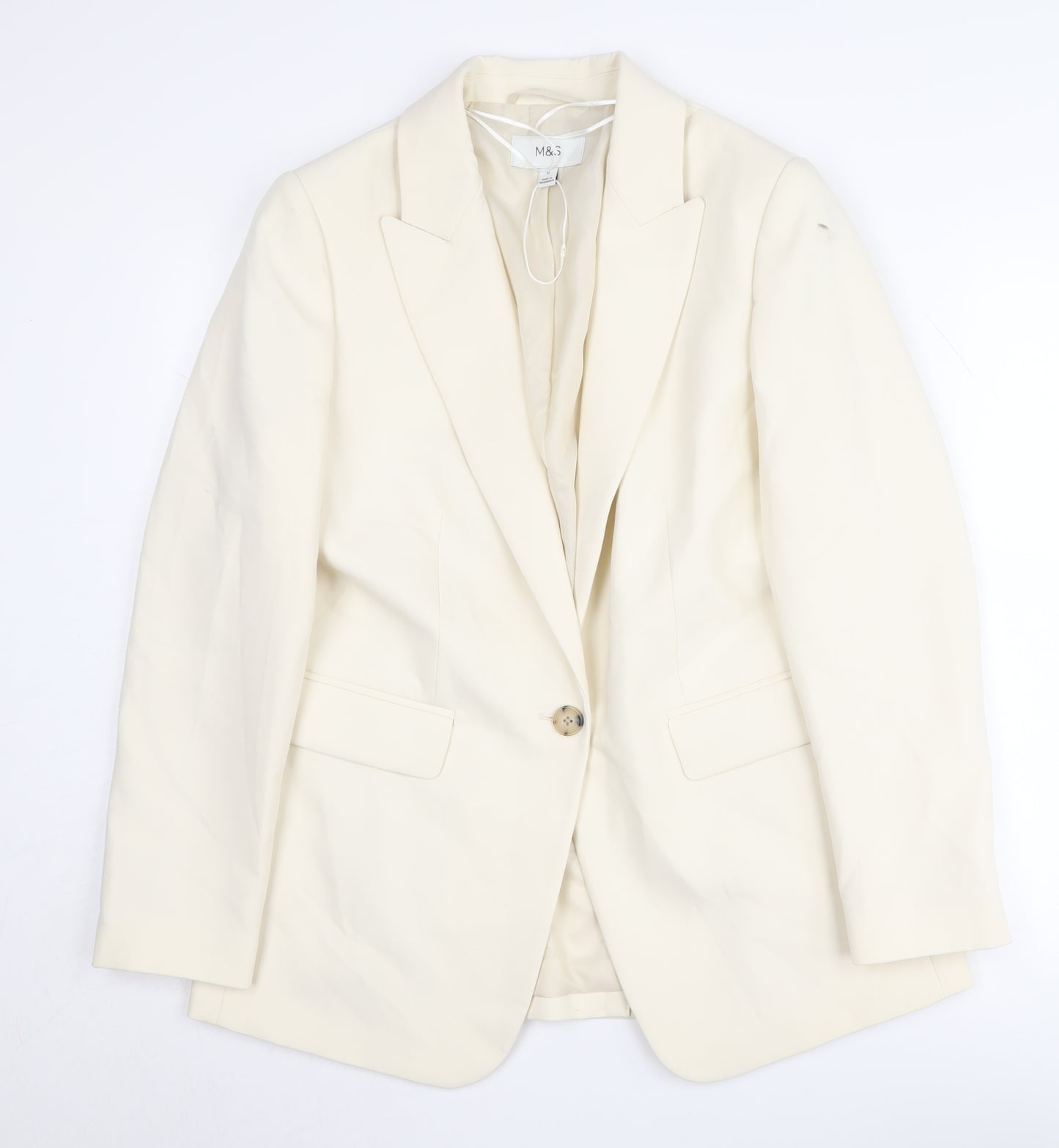 Marks & Spencer Women's Ivory Blazer Size 12
