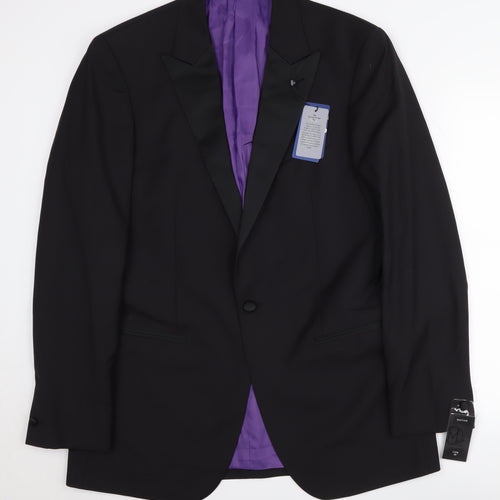 T.M.Lewin Men's Black Tuxedo Jacket 40 L