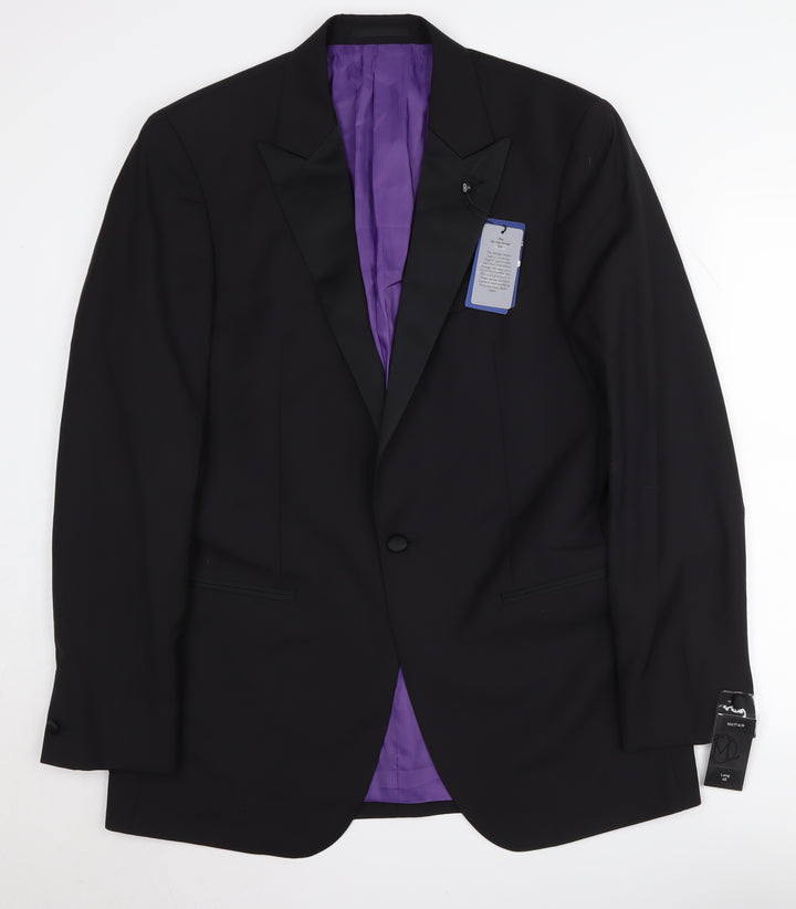T.M.Lewin Men's Black Tuxedo Jacket 40 L