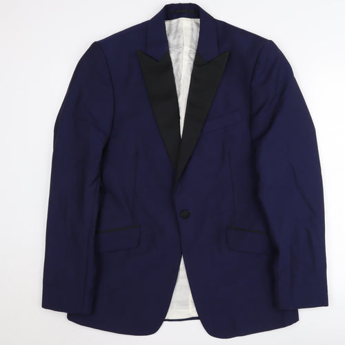 Duchamp Men's Blue Slim Fit Blazer 38