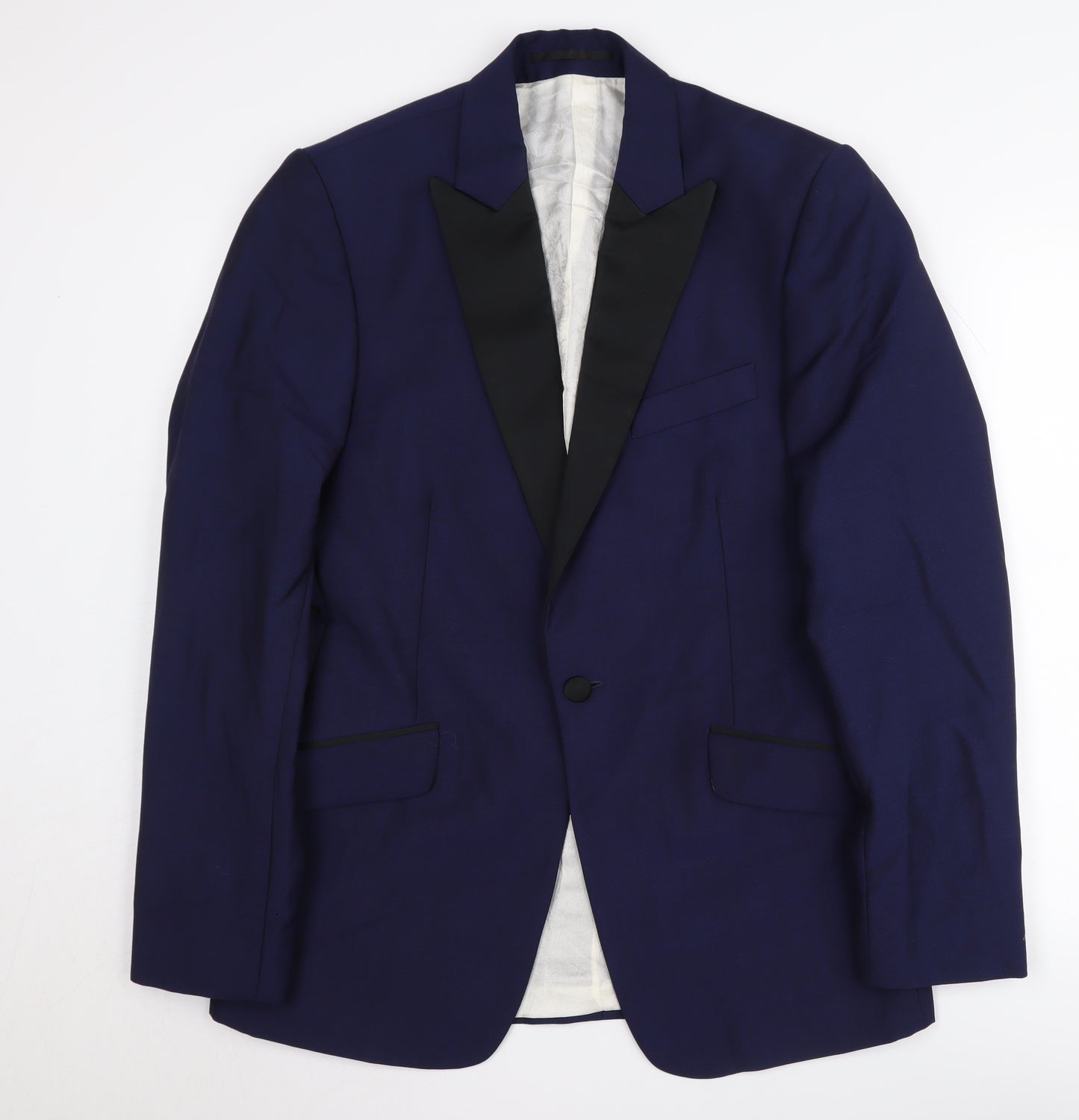 Duchamp Men's Blue Slim Fit Blazer 38