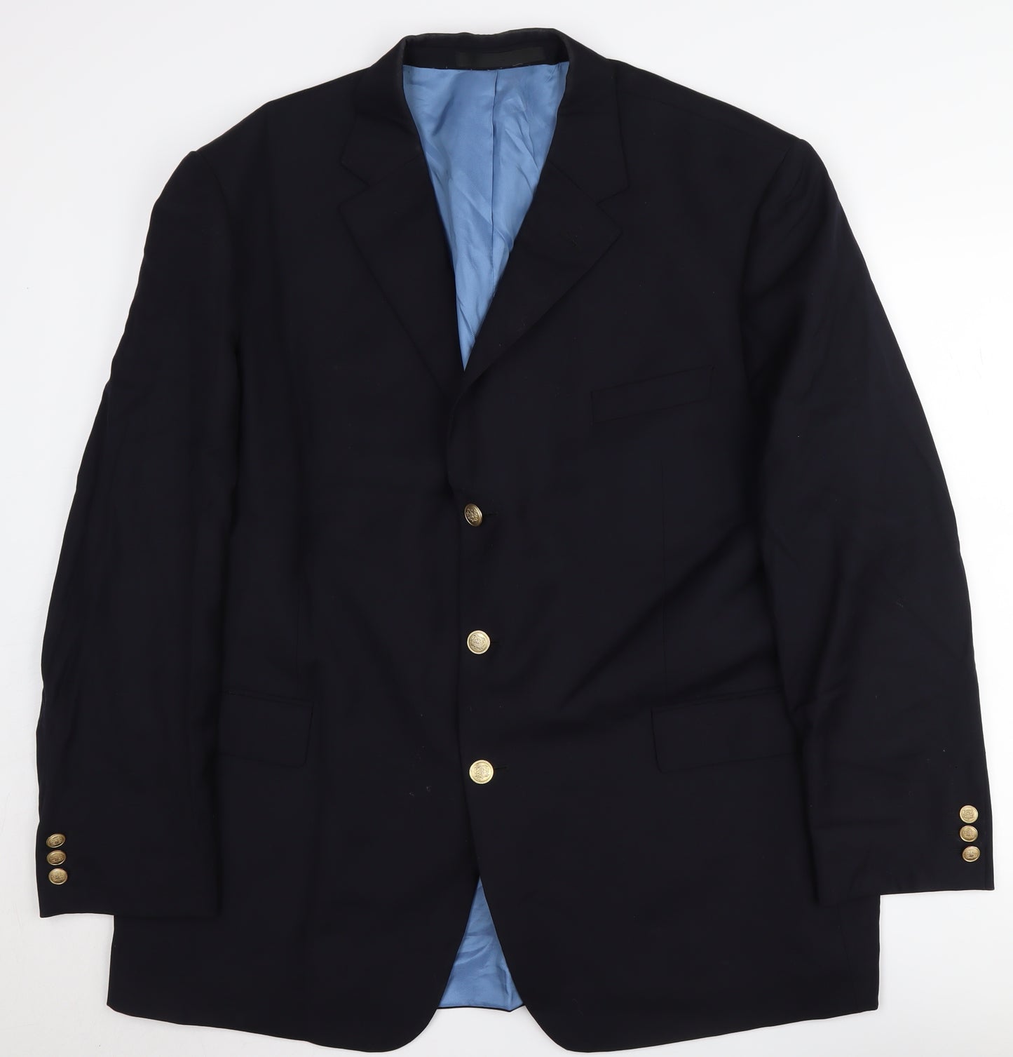 Marks and Spencer Men's Blue Blazer, Size 46R, Formal