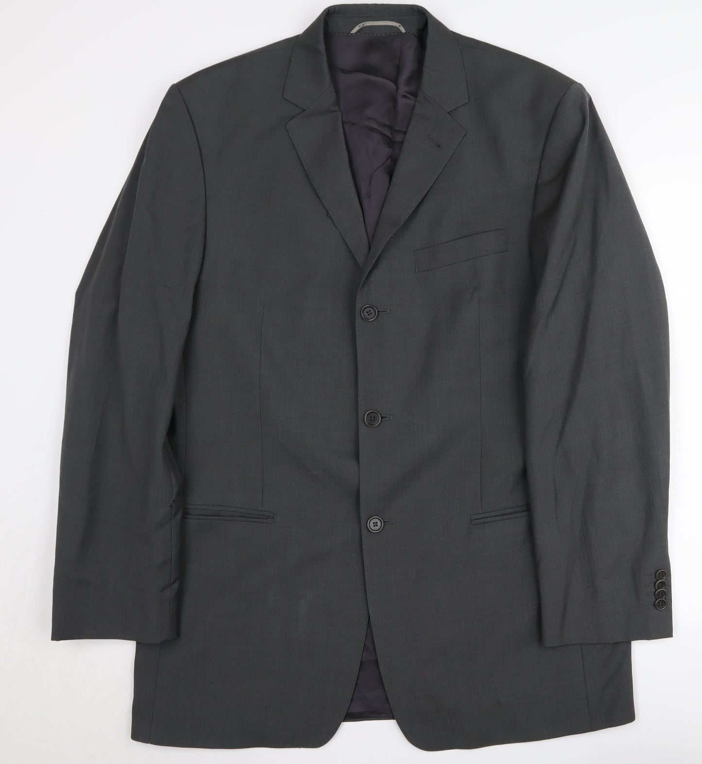 Linus Men's Grey Suit Jacket, Formal, Size 38 Regular