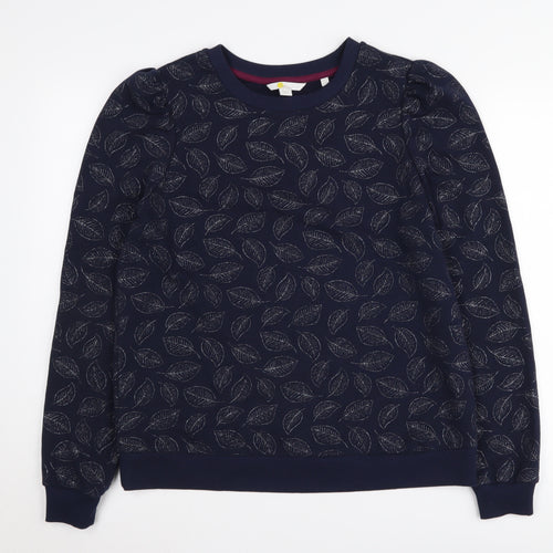 Boden Women’s Blue Pullover Sweatshirt, Size 14