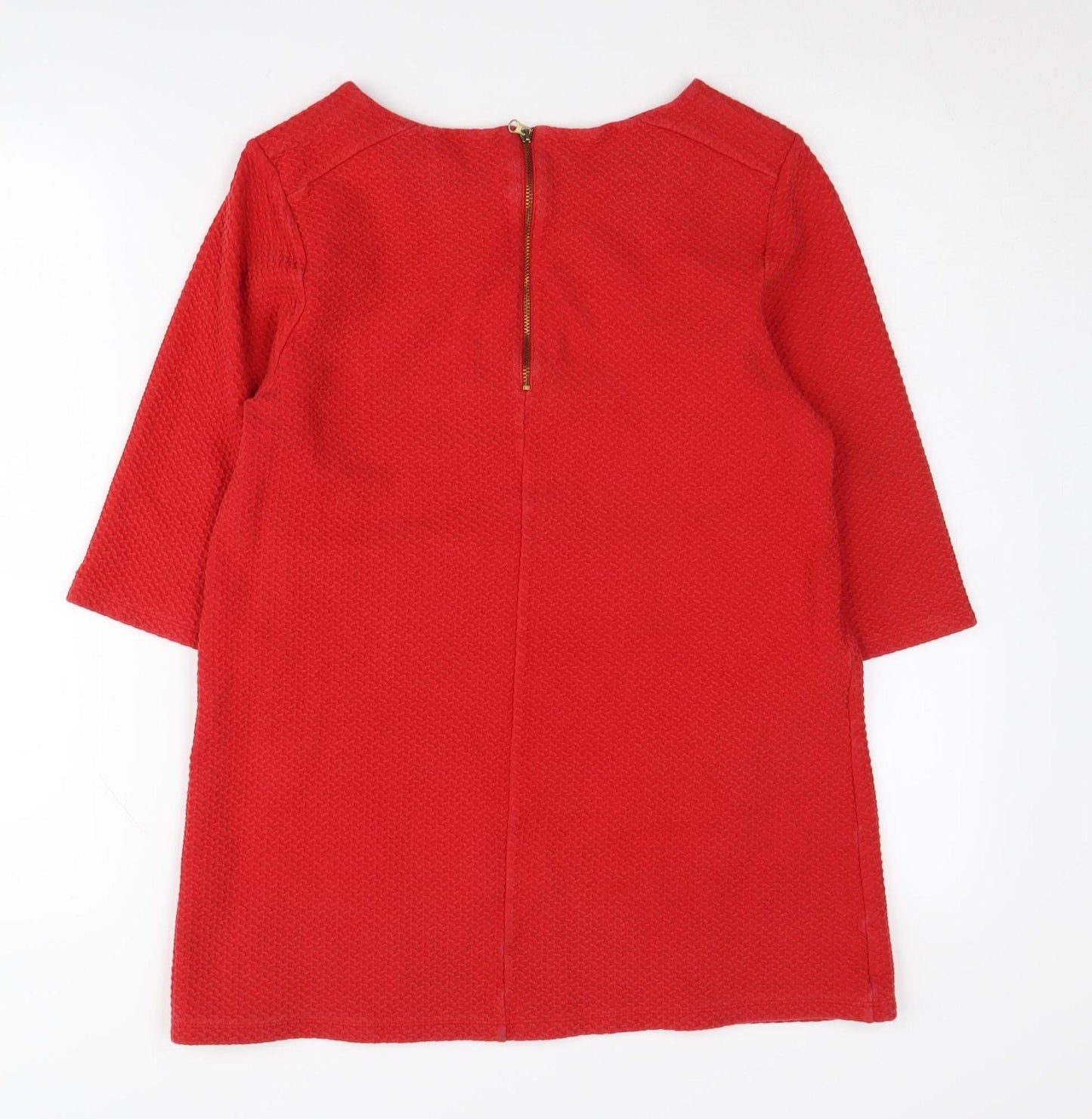 Whistles Red Women's Blouse, Size 12 - Classic Style