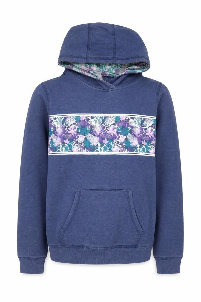 Mountain Warehouse Girls Blue Pullover Hoodie, Size 13-14, Graphic Style