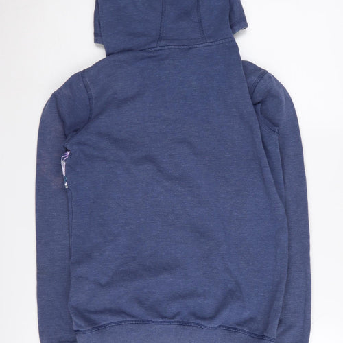 Mountain Warehouse Girls Blue Pullover Hoodie, Size 13-14, Graphic Style