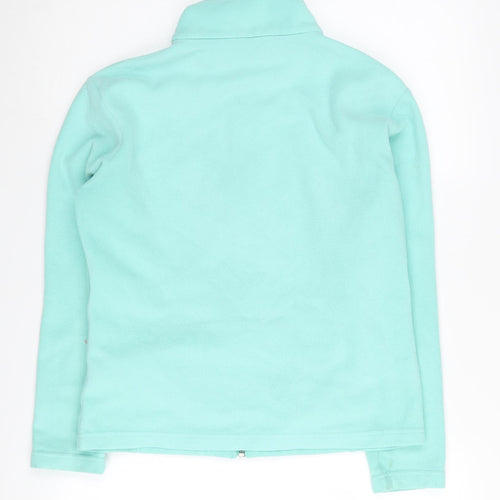 Marks & Spencer Women's Green Fleece Jacket Size 12